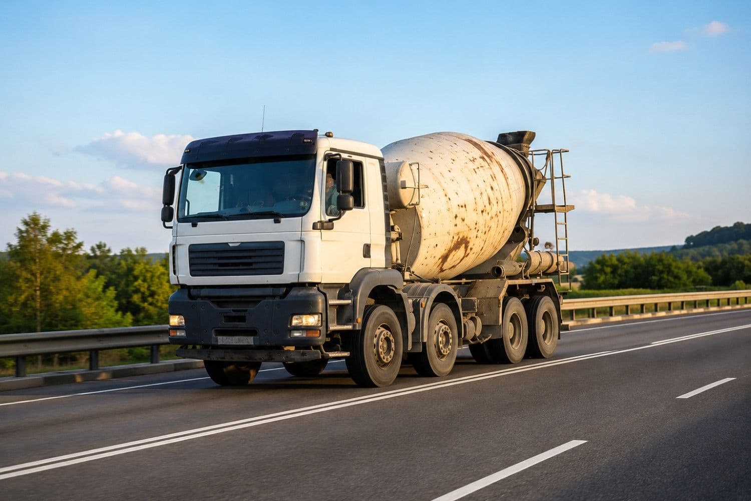 Concrete construction project