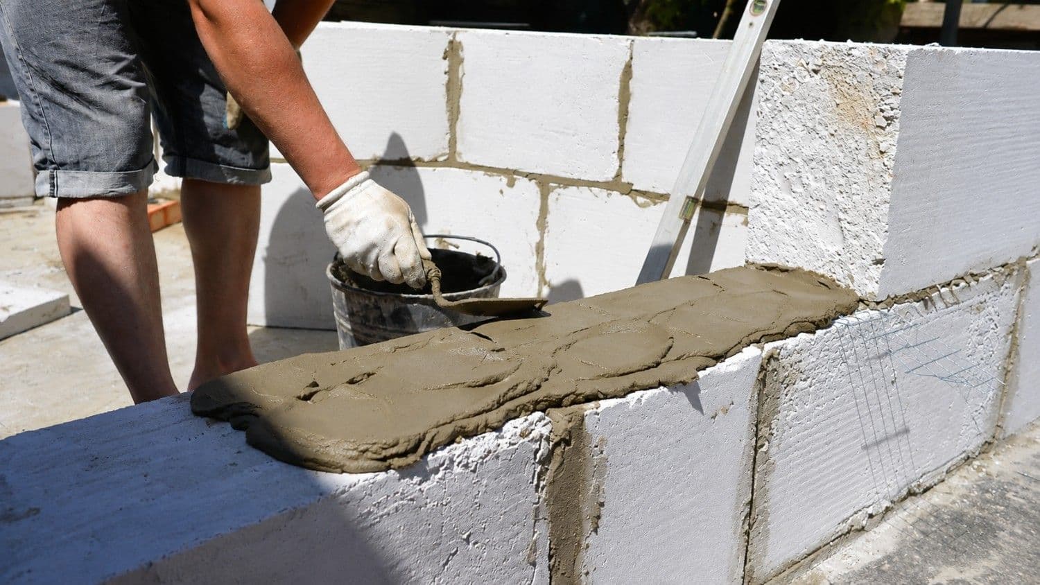 Concrete construction project