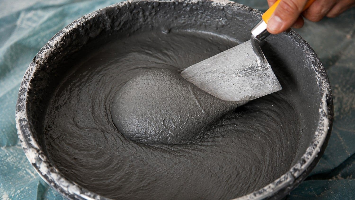 Concrete construction project